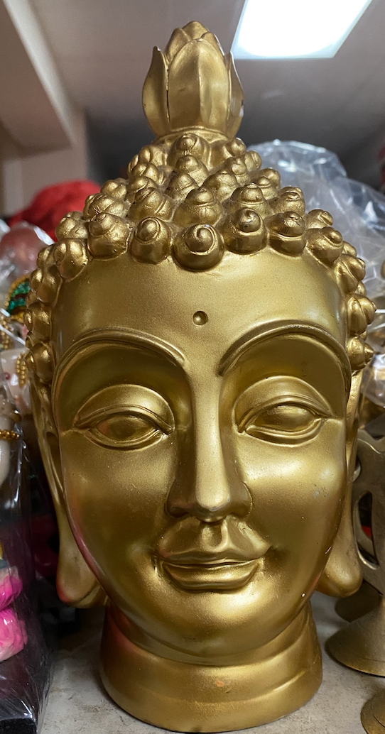Gold Budha Face